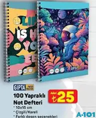 GIPTA 100 YAPRAKLI NOT DEFTERİ ÇİZGİLİ / KARELİ 10X15 CM indirimli fiyat GIPTA 100 YAPRAKLI NOT DEFTERİ ÇİZGİLİ / KARELİ 10X15 CM fiyat ve kampanya bilgisi